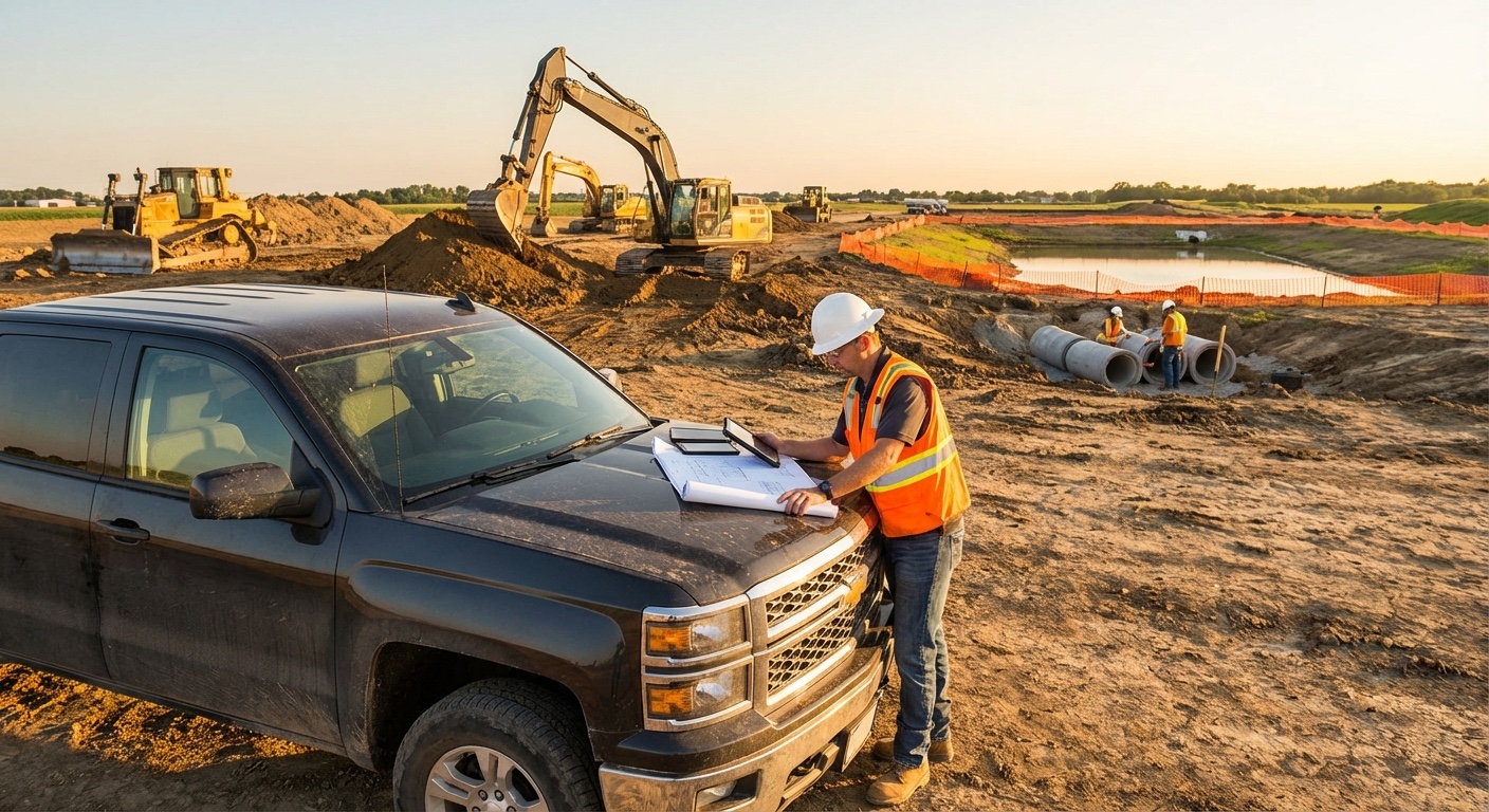 Civil Engineering Services - Site grading plans and earthwork project